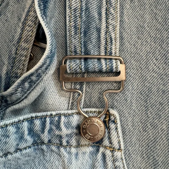 GAP Women's Light Blue Denim Overalls - Picture 6 of 6